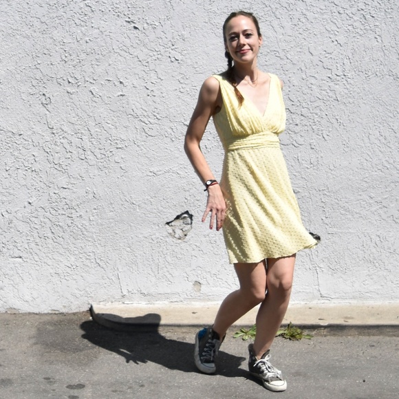 Shoshanna Yellow Cocktail Party Spring Dress - Picture 5 of 5